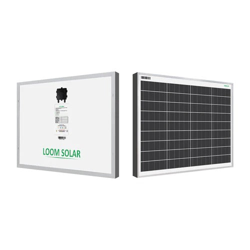 Loom Solar Panel 40 watt/ / Poly Crystalline - 25 Years Warranty - Solar World