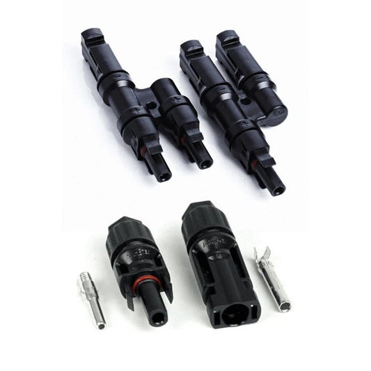 2 Panel MC4 Connector, 2 in 1 Out, mc4 connector 2 in 1