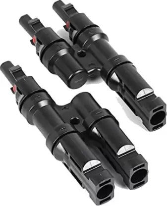 2 Panel MC4 Connector, 2 in 1 Out, mc4 connector 2 in 1