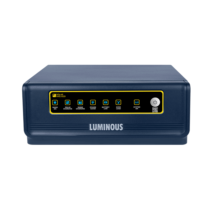 Luminous Solar Inverter NXG 1150: 850VA/12V Warranty: 24 Months