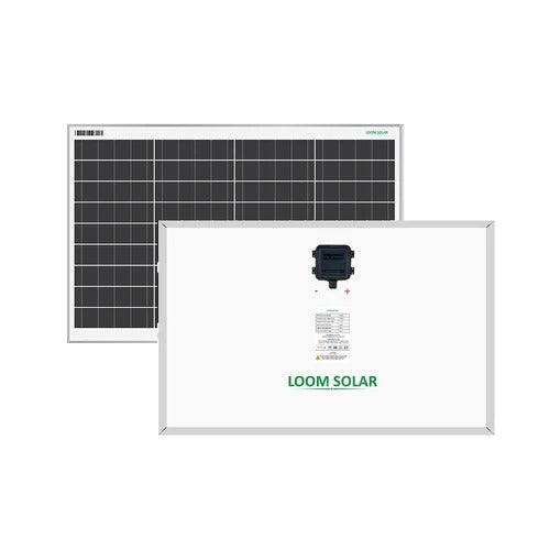 Loom Solar Panel 40 watt/ / Poly Crystalline - 25 Years Warranty - Solar World