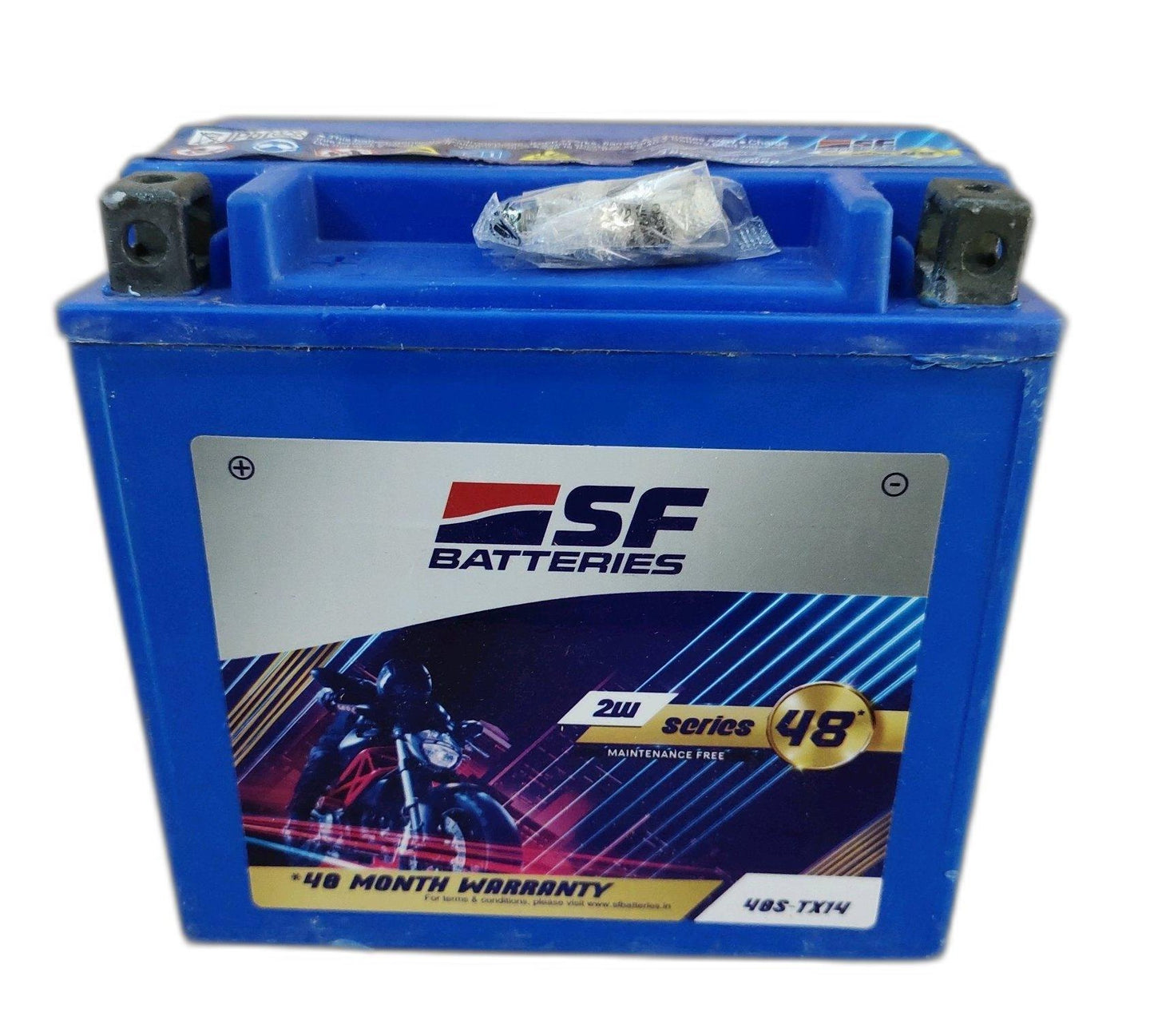SF Sonic 48S-TX14 - 12AH Bike Battery - 48 Months Warranty
