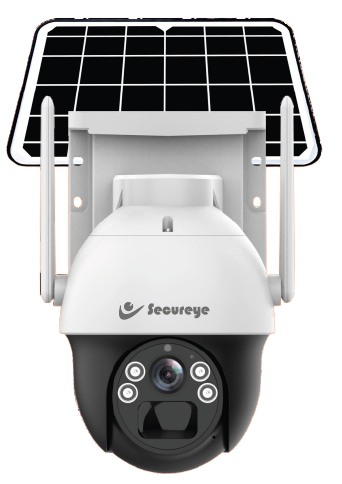 Secureye 4MP 4G Solar PT Camera