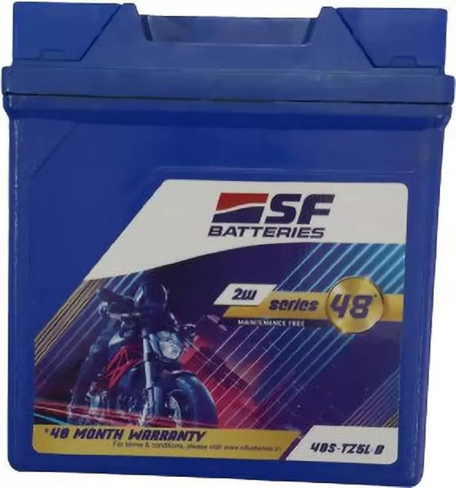SF Sonic 48S-TZ5LB - 5AH Bike Battery - 48 Months Warranty