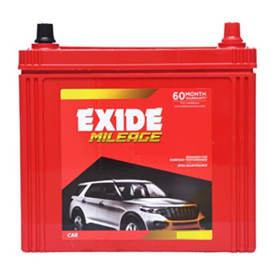 Exide Car/Suv Battery - MLDIN44R/LH - 44AH - Warranty : 30F + 30P Months - Solar World