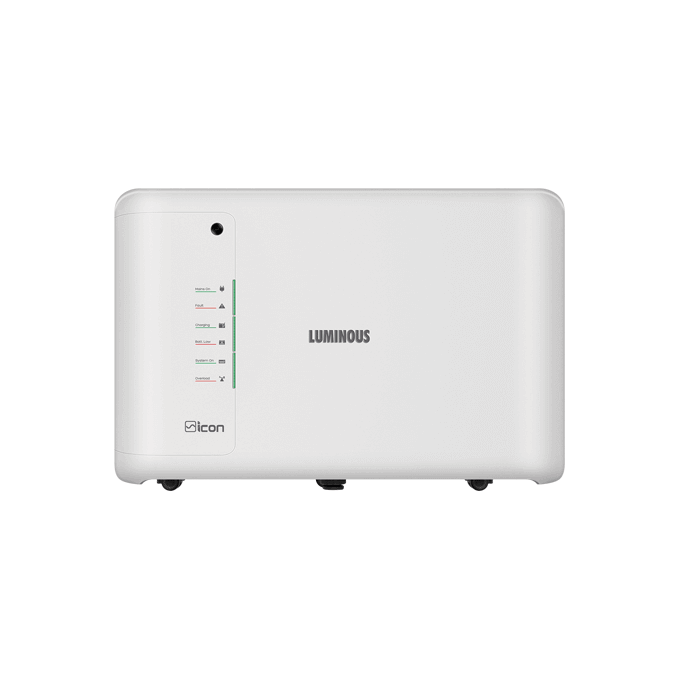 Luminous ICON 1100 12Volt Inverter with RC25000 Pro 200Ah Tubular Battery Combo
