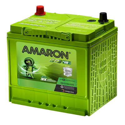 Amaron - Go - 00085D23R - 65Ah Car Battery - 48 Months Warranty - Solar World