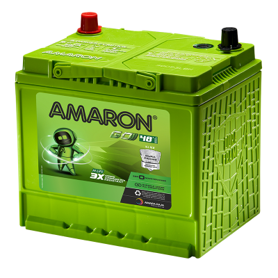 Amaron - Go - 00085D23R - 65Ah Car Battery - 48 Months Warranty