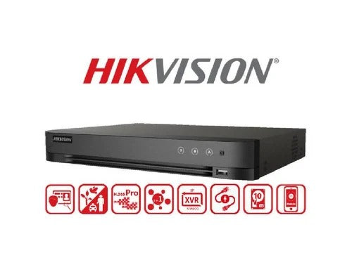 Hikvision 8 Channel HD DVR, 5MP HD Camera, Power Supply, Full combo set Security Camera (Pack of 1)