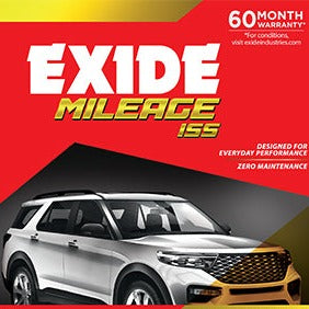 Exide Car/Suv Battery - MLDIN70(ISS) - 70AH - Warranty : 30F + 30P Months - Solar World