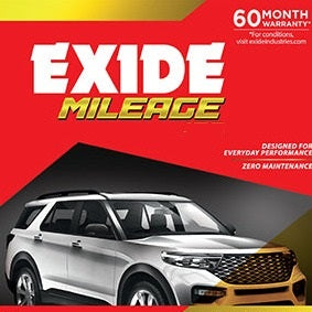 Exide Car/Suv Battery - MLDIN44R/LH - 44AH - Warranty : 30F + 30P Months - Solar World