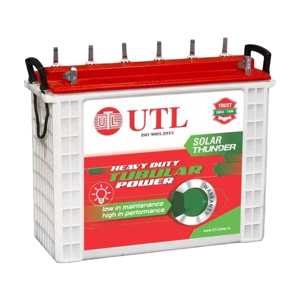 UTL UST 16536 : 165AH Tubular Battery - 36 Months Warranty - Solar World