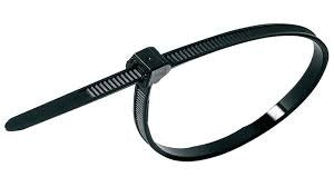 Cable Tie 250*4.8mm Black 100 Pcs (Pack of 1) - Solar World