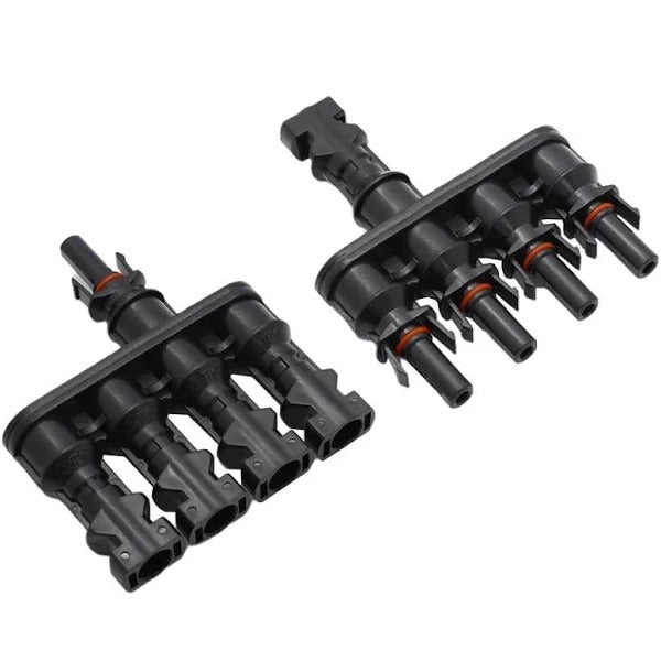 4 Panel MC4 Connector, 4 in 1 Out, mc4 connector 4 in 1 - Solar World