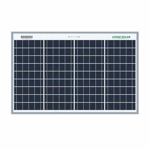Loom Solar Panel 40 watt/ / Poly Crystalline - 25 Years Warranty - Solar World