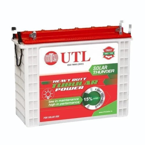 UTL UST 2060 : 200AH Tubular Battery - 60 Months Warranty - Solar World