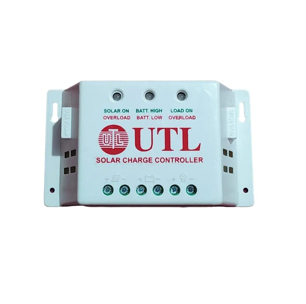 UTL Charge Controller PWM1224 - 10A - LED - 1 Year Warranty - Solar World