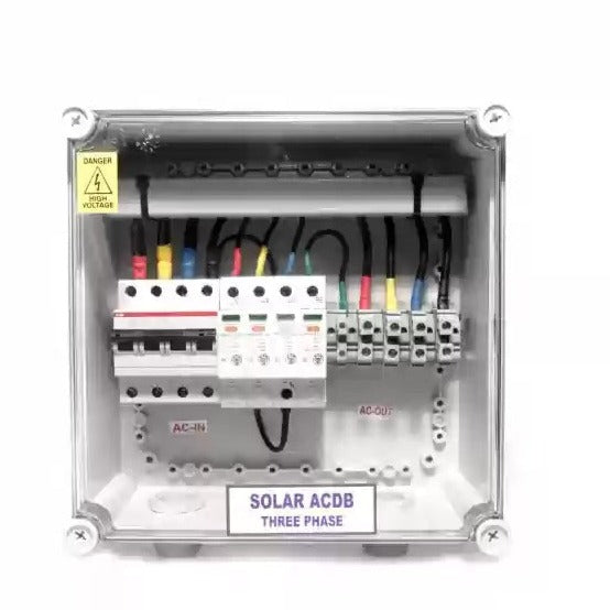 Solar ACDB Box 8-12KW 2MPPT- 2 IN 2 OUT- Three Phase - Solar World