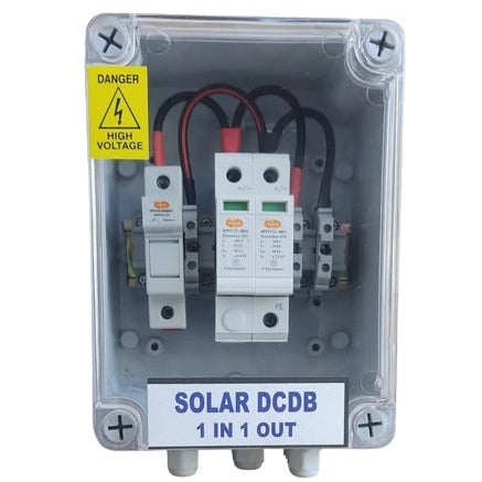 Solar DCDB Box 1-3KWp 1MPPT -1 IN 1 OUT - 1 Phase