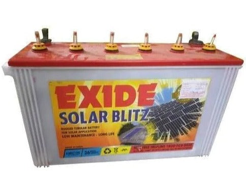 Exide Solar Blitz 40AH Battery 6SBZ40 - 36 Months Warranty - Solar World
