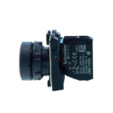 Schneider Electric Harmony red flush pushbutton 1NC – XB5AA42N