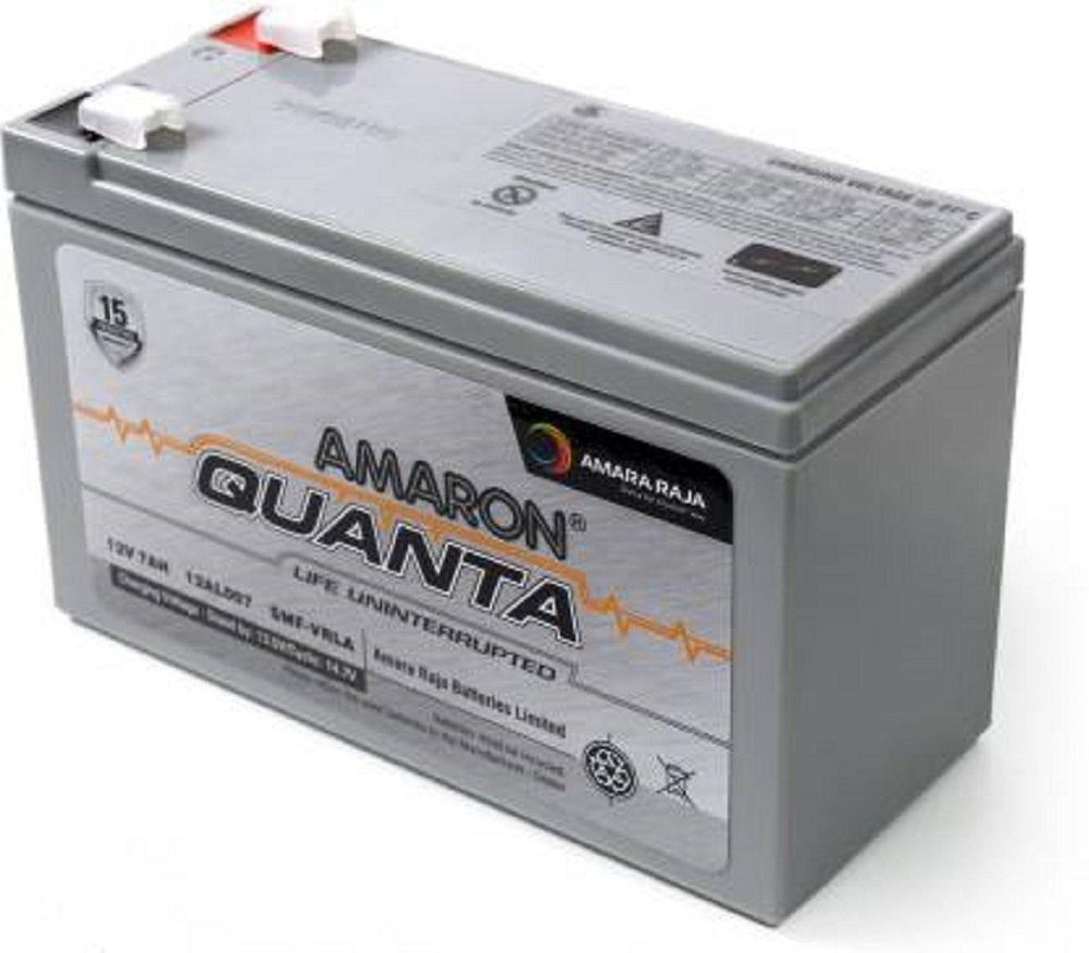 Amaron Quanta Battery-  7Ah/12V -Warranty : 12 Months