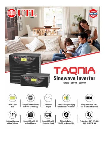 UTL Taqnia TQ 1012 12V Sine Wave Inverter