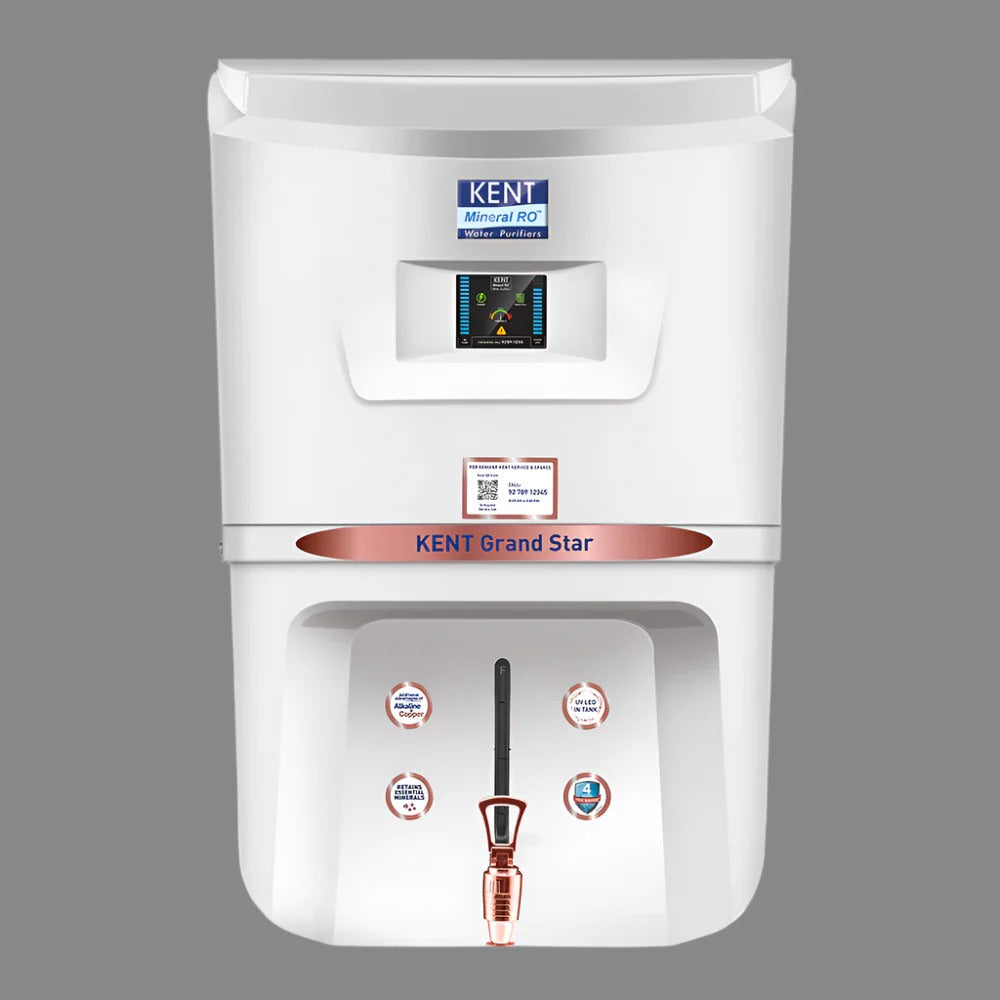 Kent Grand star ZWW MRO RO Water Purifier 9L RO+UV+COPPER+ ALKALINE +TDS Control