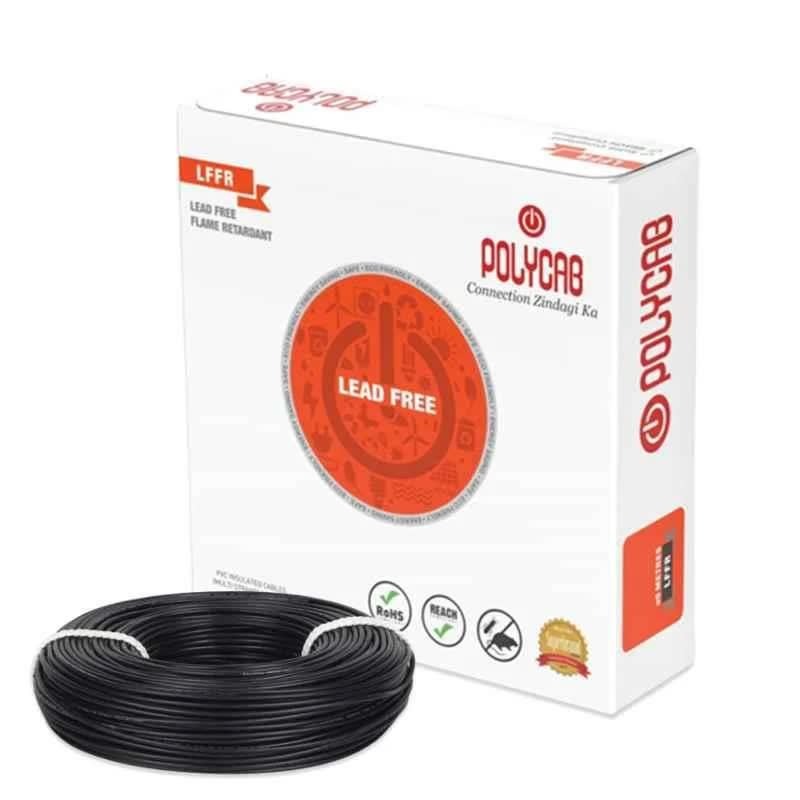 Polycab 1.5 Sq.mm Single Core FR Copper Pvc Insulated Flexible 100 Meter Cable