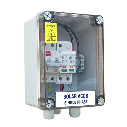 Solar ACDB Box 1-3KW 1MPPT 1 IN 1 OUT - 1 Phase