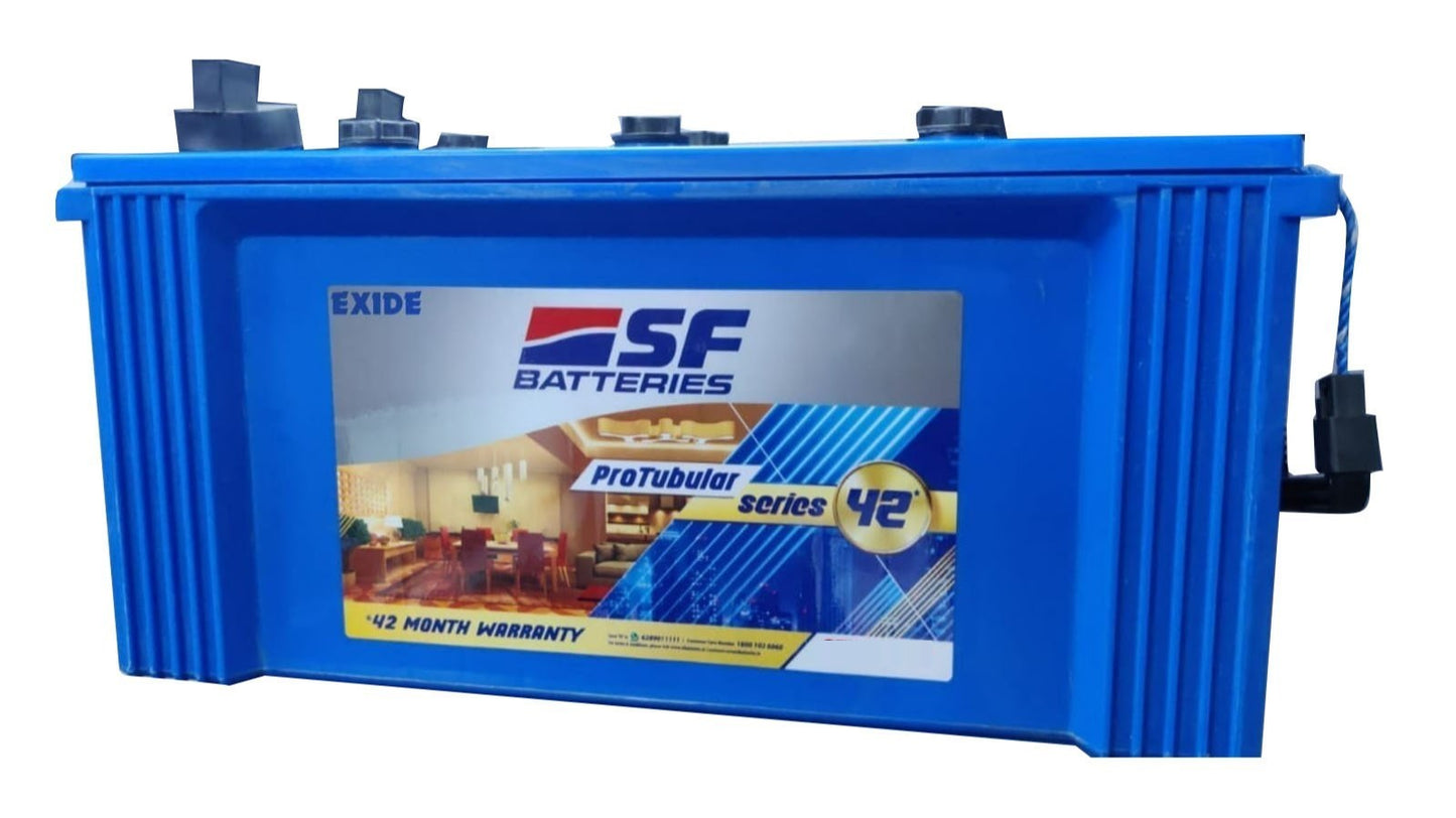 SF Sonic ST42S150 -150Ah ProTubular Battery - 24+18 Months Warranty
