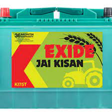 EXIDE TRACTOR BATTERY - KI75TF - 75AH -WARRANTY : 18F + 18P MONTHS