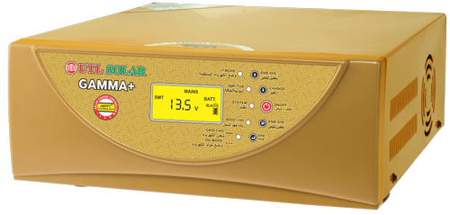 UTL Solar PCU Gamma Plus 1012/1000VA Off Grid : 12V/2 Years Warranty - Solar World