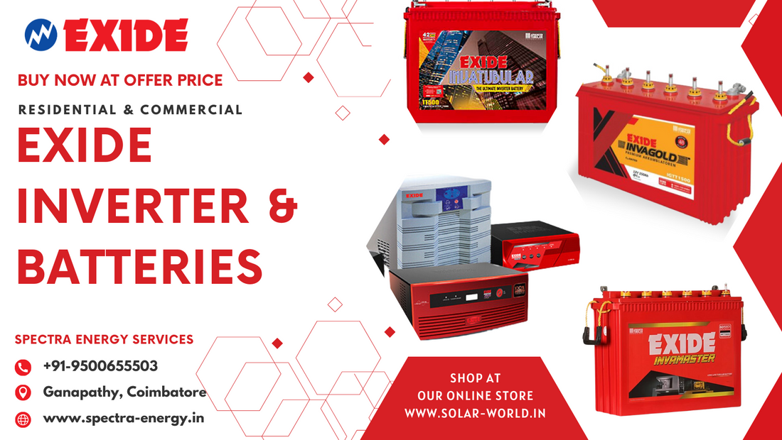 Exide Inverters and Battries