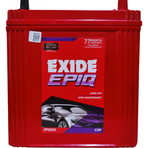 Exide Car/Suv Battery - EPIQDIN74L - 74AH - Warranty : 42F + 35P Months - Solar World