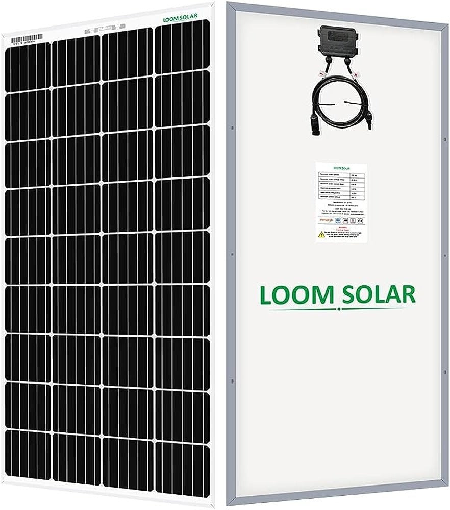 Loom Solar Panel 180 watt/ / Mono Crystalline - 25 Years Warranty - Solar World