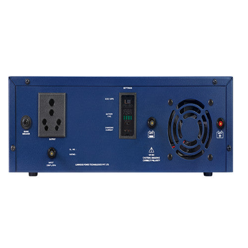 Luminous Eco Watt XL Rapid 1650 Modified Sine Wave: 1500VA/12V - 24 Months Warranty - Solar World