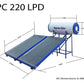 Supreme GL FPC 220 LPD (PC) - Solar Water Heater- 1 Year Guarantee - Solar World