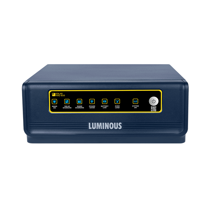 Luminous Solar Inverter NXG 850: 500VA/12V - 24 Months Warranty - Solar World