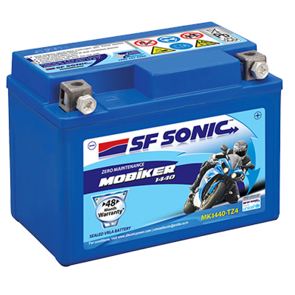 SF Sonic 48S-TZ4 - 3AH Bike Battery - 48 Months Warranty - Solar World