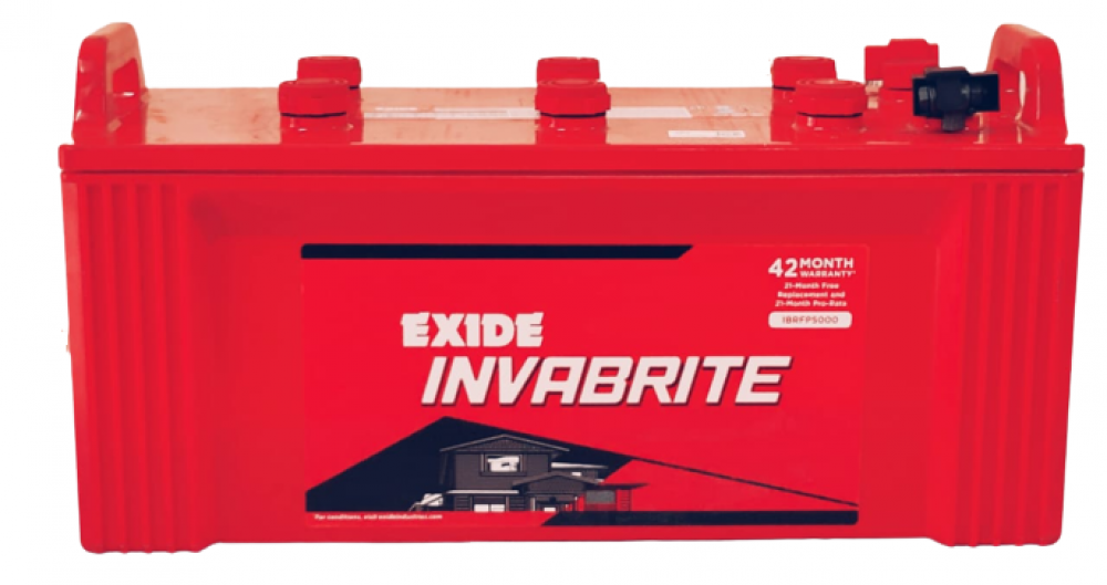 Exide IBRFP4500 - 120Ah - Warranty : 21 + 21 Months - Solar World