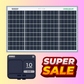 Loom Solar Panel 50 watt + Luminous 10Amps Charge Controller