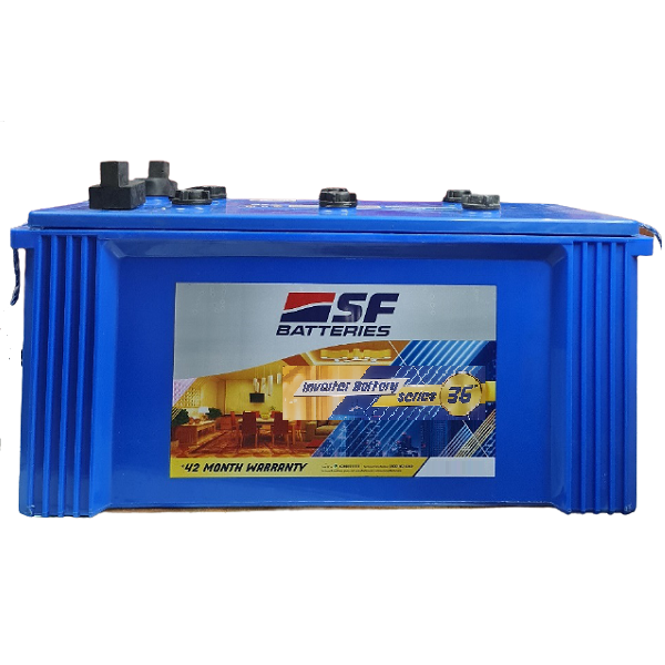 SF Sonic FP36S150 -150Ah Flat Plate Battery - 18+18 Months Warranty - Solar World