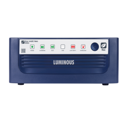 Luminous Eco Watt Neo 1050 Square Wave: 900VA/12V - 24 Months Warranty - Solar World