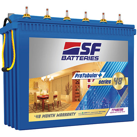 SF Sonic TT48S150 -150Ah ProTubular Battery - 30+18 Months Warranty