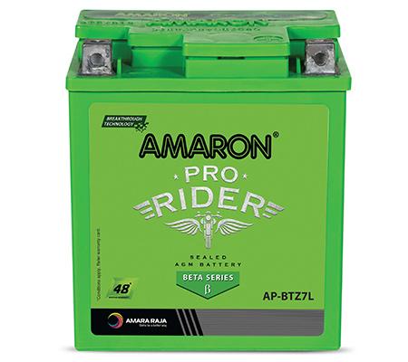 Amaron -PR-APBTZ7L- 6AH - Bike Battery - 48 Months Warranty - Solar World