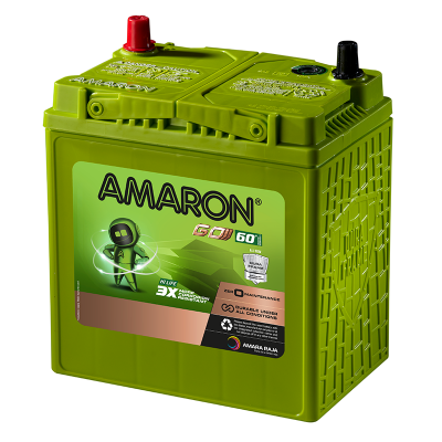 Amaron - Go – 00038B20L/R - 35Ah Car Battery – 60 Months Warranty - Solar World