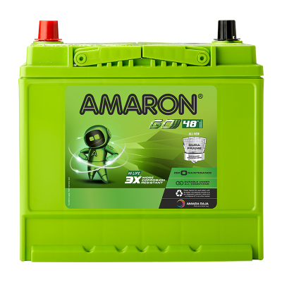 Amaron - Go - 00135D31R - 90Ah Car Battery - 48 Months Warranty
