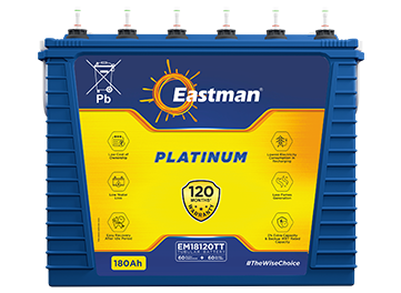 Eastman EM18120TT 180Ah Tall Tubular Battery