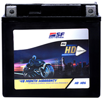 SF Sonic HD-HD6 - 5AH Bike Battery - 48 Months Warranty - Solar World